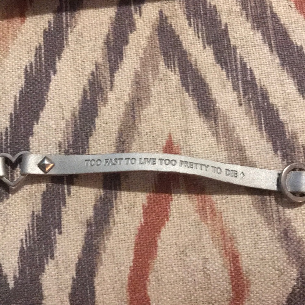 Silver Bracelet with quotes